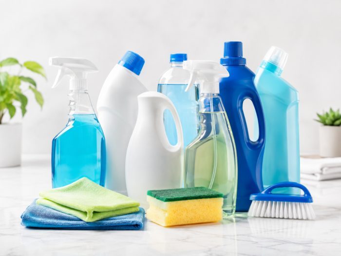 Produtos de limpeza na loja Assert